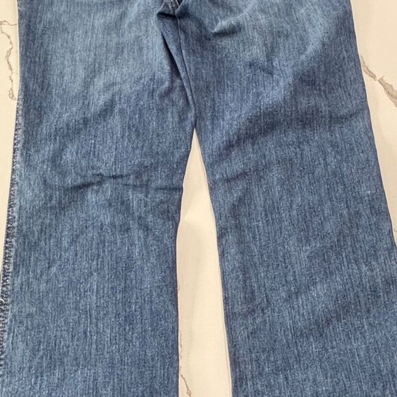 Calvin Klein | Medium Dark Wash Women’s Lean Bootcut Denim Blue Jeans Size 10 - Picture 9 of 16